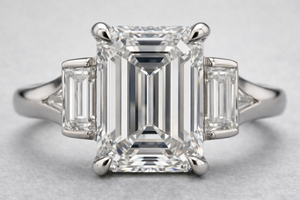 Bague en platine de haute qualité pour femmes, design intemporel de bijoux fins avec accents de diamants étincelants pour mariage - Product Image 4