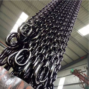 G80 nâng chuỗi công nghiệp nặng tải chuỗi xử lý bề mặt đồng bằng lớp phủ màu đen mạ kẽm - Product Image 2