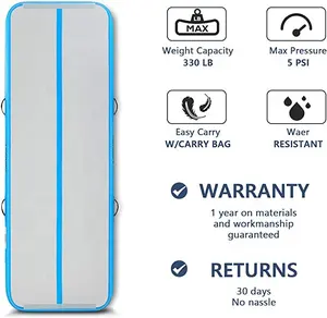 Winsun 2023 nova venda Quente 5m 6m 8m 10m 12m drop stitch esteiras de ginástica caindo air track inflável air track