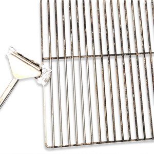 Grill Rack Cleaner With Wood Handle Stainless Steel Shaft For Charcoal Grill <b>Cleaning</b> - Product Image 3