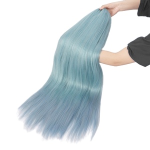 <span class=keywords><strong>Rebecca</strong></span> Colorful 70 pouces 360 grammes 4 pièces dans un sac Mèches à tresser synthétiques lisses et ondulées en soie pour extensions de cheveux - Product Image 2