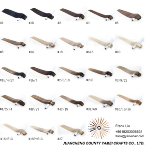 De calidad superior Remy Marrón <span class=keywords><strong>castaño</strong></span> mezclado marrón oscuro <span class=keywords><strong>Balayage</strong></span> cutícula alineada pelo virginal Clip en extensiones de cabello - Product Image 6