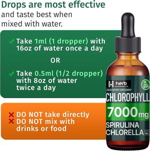 Extracto de Clorofila Orgánica Veganchlorophyll en Gotas OEM/ODM para el Apoyo de la Salud Inmunológica - Product Image 5