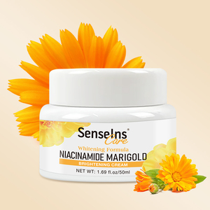 Crema Facial <span class=keywords><strong>de</strong></span> Niacinamida y Caléndula <span class=keywords><strong>de</strong></span> Marca Privada, Eliminador <span class=keywords><strong>de</strong></span> Manchas Oscuras, Aclarante, Hidratante y Blanqueadora - Product Image 1