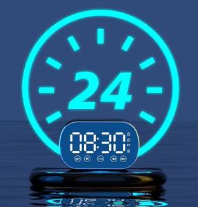 Lecteur de <span class=keywords><strong>musique</strong></span> bon marché Super Mini Miroir LED Haut-parleur Bluetooth avec affichage numérique Carte TF Bureau Table Réveil Haut-parleur - Product Image 5