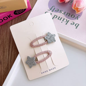 Set de Pinzas para el Cabello <span class=keywords><strong>MIO</strong></span>, Pinzas con Brillantina, Pinzas Huecas con Forma de Conejo y Estrella, Pinzas Laterales para Niñas - Product Image 5