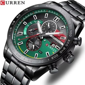 Reloj Deportivo y de Negocios para Hombre CURREN 8410, Correa de Acero Inoxidable de Lujo, Resistente al Agua 3ATM, Caja de Aleación, Movimiento de Cuarzo - Product Image 2