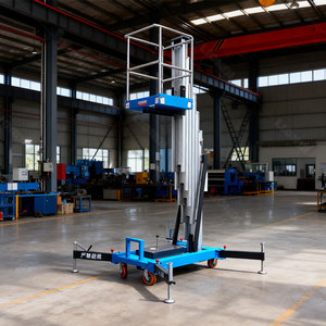 <strong>4</strong>-12M Single Mast Mobile Movable Lifter Single Person <strong>Lift</strong> Light Weight <strong>Lift</strong> <strong>Platform</strong> - Product Image 3
