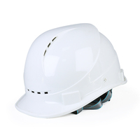 Casque de sécurité en ABS 328g, isolation électrique, ventilé, léger, 4 couleurs : bleu, jaune, rouge, blanc, casque de chantier