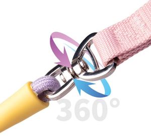 Correa de Nailon Resistente con Bucle de 1/4 de Pulgada para Entrenamiento de Perros, con Tope Ajustable para Perros Pequeños y Medianos - Product Image 4