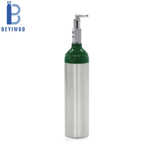 Mini Taşınabilir Tıbbi M6 MD ME 2216psi Alüminyum Oksijen Tüpü Gaz Silindiri Regülatör ve Çantası ile - Product Image 3