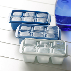 שימוייאמה מיני קל שחרור עובש קרח קוביה מגש חליפה תוצרת בית צורה מלבנית - Product Image 4