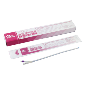 Kateter <span class=keywords><strong>Foley</strong></span> Eksternal Sekali Pakai Steril 100% Silikon untuk Perawatan di Rumah, Pria & Wanita, Ujung Couvelaire EOS, Panjang 420mm, Bersertifikasi CE/ISO - Product Image 5