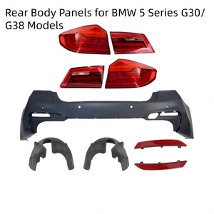 Nuevo Parachoques Delantero y Trasero G38 para G30 M5 540I <span class=keywords><strong>M</strong></span> Sport Facelift Pre LCI, Conversión Estilo F90 530I 2016-2019, Instalación con Tornillos - Product Image 2
