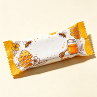 Sachet d'emballage personnalisé pour gel énergétique au miel liquide, poudre de protéines de lactosérum, échantillon de sachet