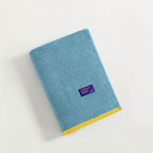 Nouvelle serviette de bain unisexe pour adultes en pur coton, bicolore, 70*140, douce, épaisse pour l'automne et l'hiver, 600 grammes, absorbante - Product Image 4