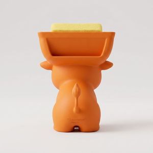Portaoggetti da cucina personalizzato all'ingrosso con stampa 3D, a forma di mucca, in spugna, multicolore, per lavello, portaoggetti per la pulizia della cucina - Product Image 4