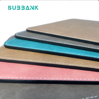 Sous-banque, dossiers à sublimation, presse-papiers avec logo personnalisé vierge, presse-papiers à sublimation en cuir PU A4 A5