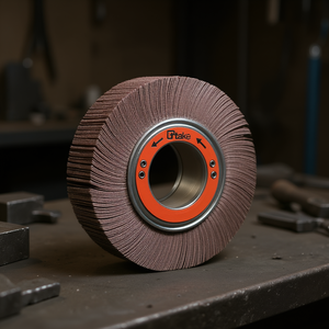 Disco Abrasivo de Tela Corundum Ttake de 250x30x100 mm con Orificio para Pulir Metal - Product Image 3