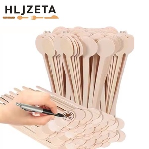 Máy khuấy cà phê bằng gỗ sử dụng một lần-bọc giấy, mịn và thân thiện với môi trường-tuyệt vời cho cà phê hoặc trà của bạn - Product Image 5