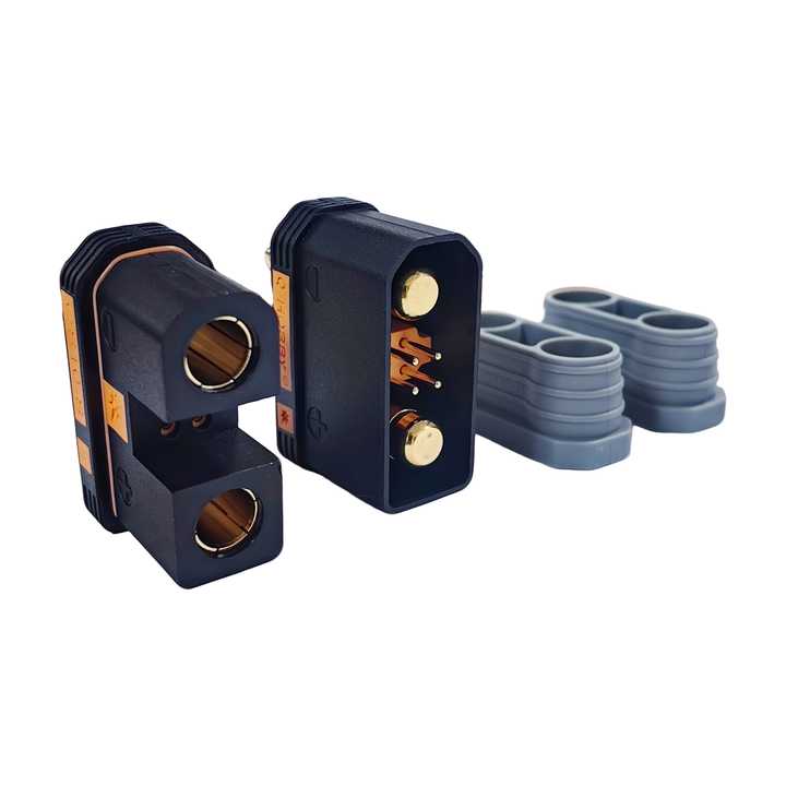thumbnail image 2 of BABUVYA Qs8 Connector Male And Female High Current Antispark Connector Black Application With Remote Control Toys 2 of 14