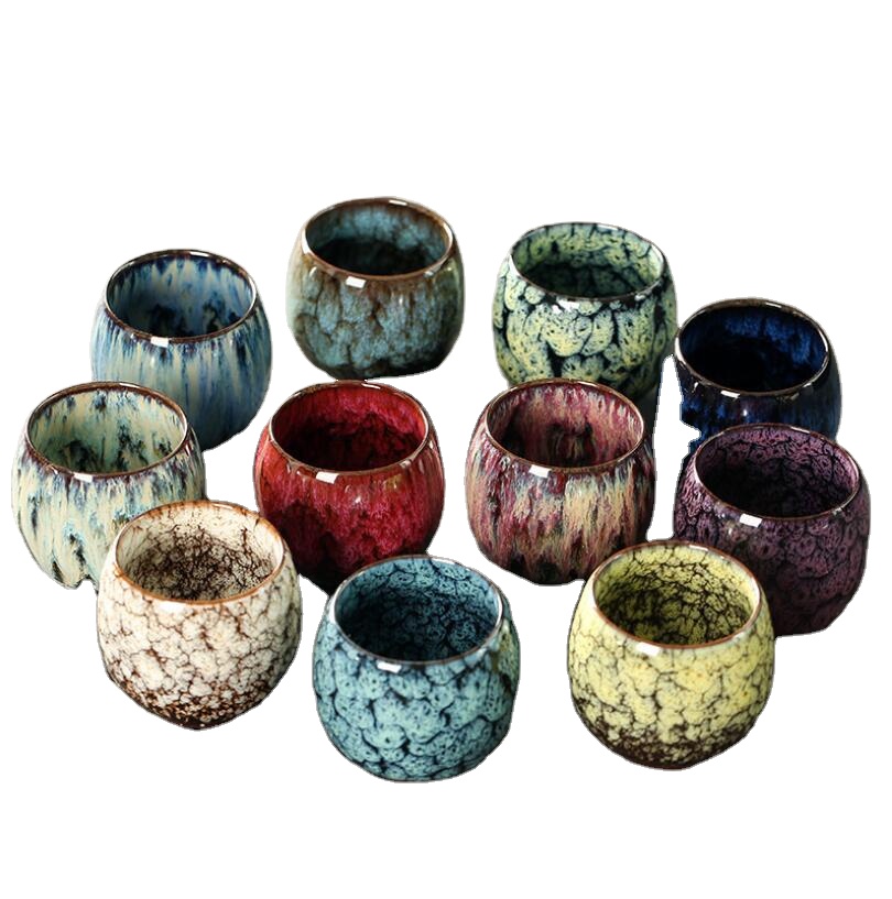 家庭用中国茶セットカンフー磁器手作りセラミック茶セット (木制トレイ