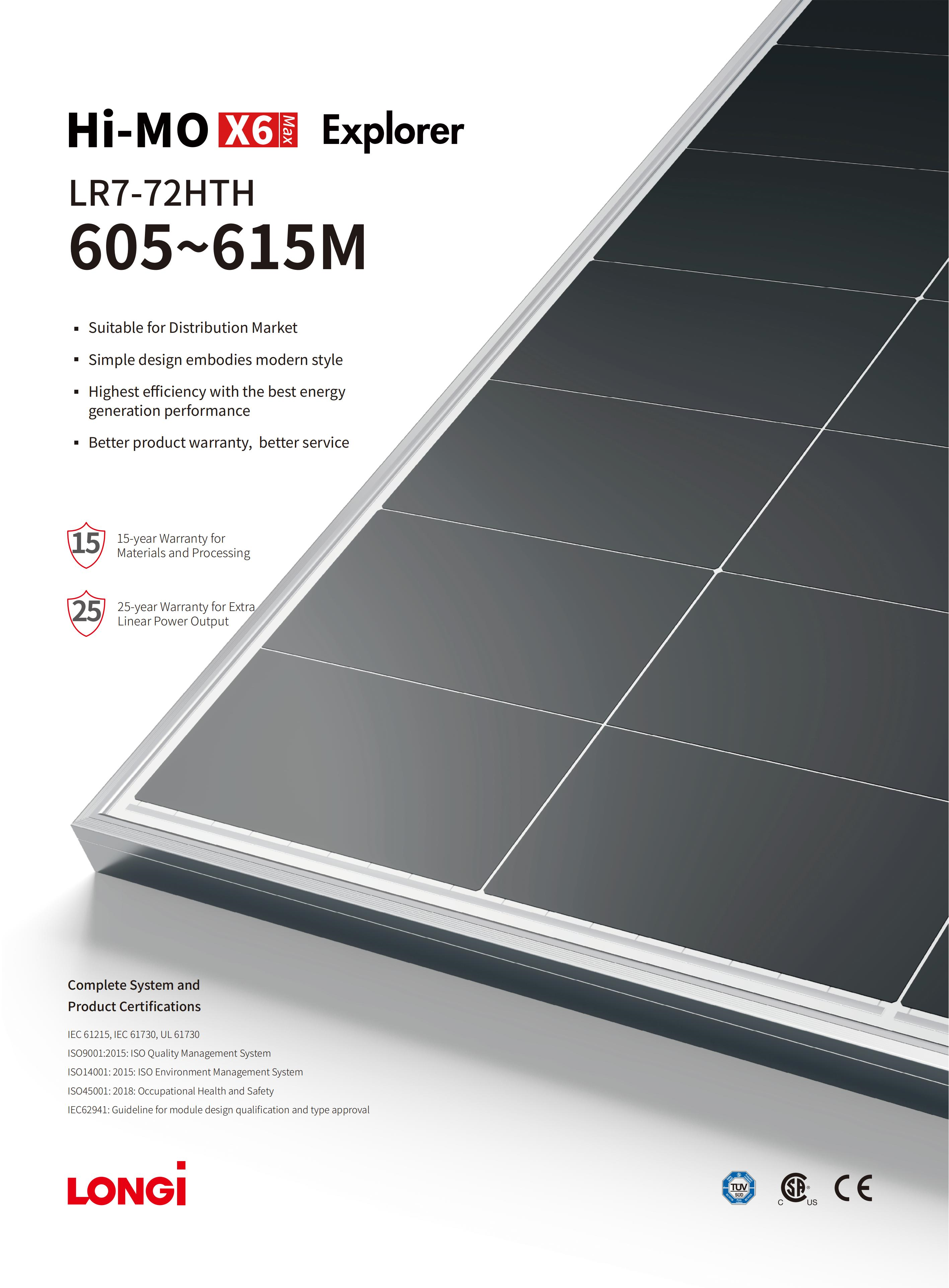 Longi HIMO X6 Solar Modules - High Efficiency & Performance