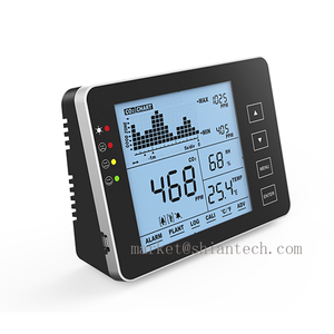 Appareil de mesure de CO2 d'<span class=keywords><strong>intérieur</strong></span> thermomètre hygromètre mètre analyseur de carbone CO2 mètre modificateur détecteur de <span class=keywords><strong>qualité</strong></span> de l'<span class=keywords><strong>air</strong></span> - Product Image 6