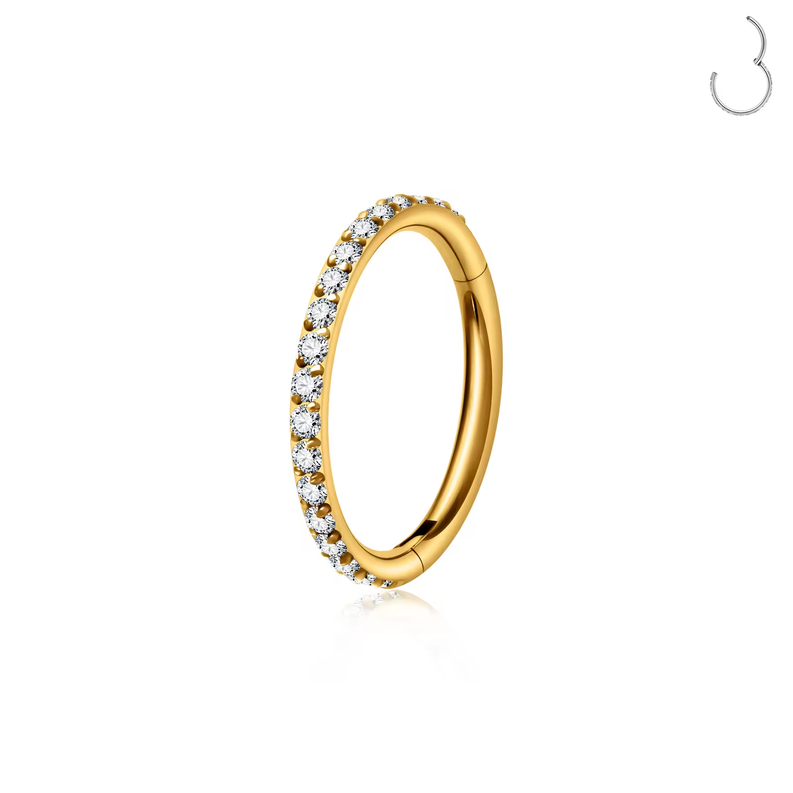 Or blanc CZ