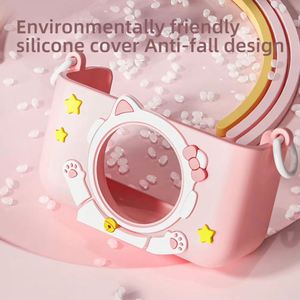 Mini caméra pour enfants avec écran IPS de 2,0 pouces, 1080P, double objectif, mignonne, vidéo et photo, cadeau d'anniversaire pour les garçons et les filles, enregistrement de la vie - Product Image 4