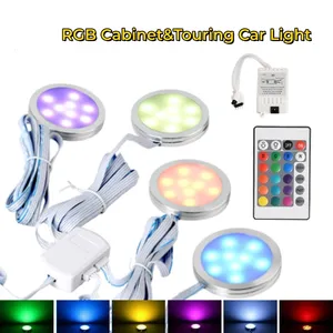 Lampu LED warna warni CCT mobil, cahaya RGB dapat diredupkan, warna-warni, lampu langit-langit pesta, peredupan kecil, lampu Tur Bawah