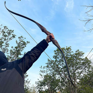 Ensemble de tir à l'<span class=keywords><strong>arc</strong></span> <span class=keywords><strong>classique</strong></span> traditionnel en bois <span class=keywords><strong>arc</strong></span> et flèche jeux de plein air <span class=keywords><strong>pour</strong></span> accessoires de tir équipement de chasse - Product Image 4