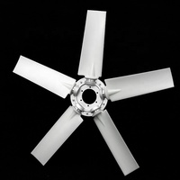 KEYLEADER OEM/ODM 5 pales en nylon pour ventilateur axial industriel, pièces de compresseur d'air à vis, roue de ventilateur de refroidissement