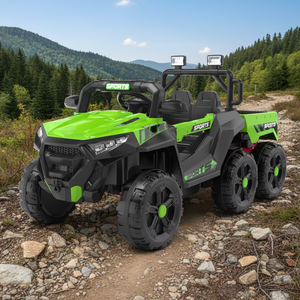 <span class=keywords><strong>Voiture</strong></span> télécommandée tout-terrain électrique à quatre roues motrices pour enfants, pour deux enfants de 1 à 8 ans, jouet en plastique pour bébé - Product Image 4