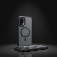 Étui antichoc magnétique en TPU et PC pour OnePlus ACE6 ACE6T 15R, coque de téléphone transparente mate anti-jaunissement, sensation agréable au toucher
