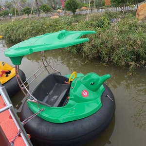 Meierya <span class=keywords><strong>Water</strong></span> Bumperboot Fiberglass Staal Trapperboot voor Twee Spelers Opblaasbaar Commercieel Gebruik 100-500kg Draagvermogen - Product Image 4