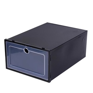 Cajas y Contenedores de Almacenamiento de Plástico Inyectado Cuadrados, Duraderos y Apilables, Capacidad de 20-35L, Almacenamiento de Zapatos, Decoración del Hogar, Clásico - Product Image 2