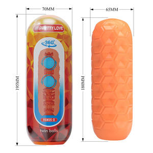 Pretty Love Twin Ball masturbateur tasse hommes doux perle <span class=keywords><strong>Massage</strong></span> masturbateur jouets pour adultes pour hommes produits amusants - Product Image 5