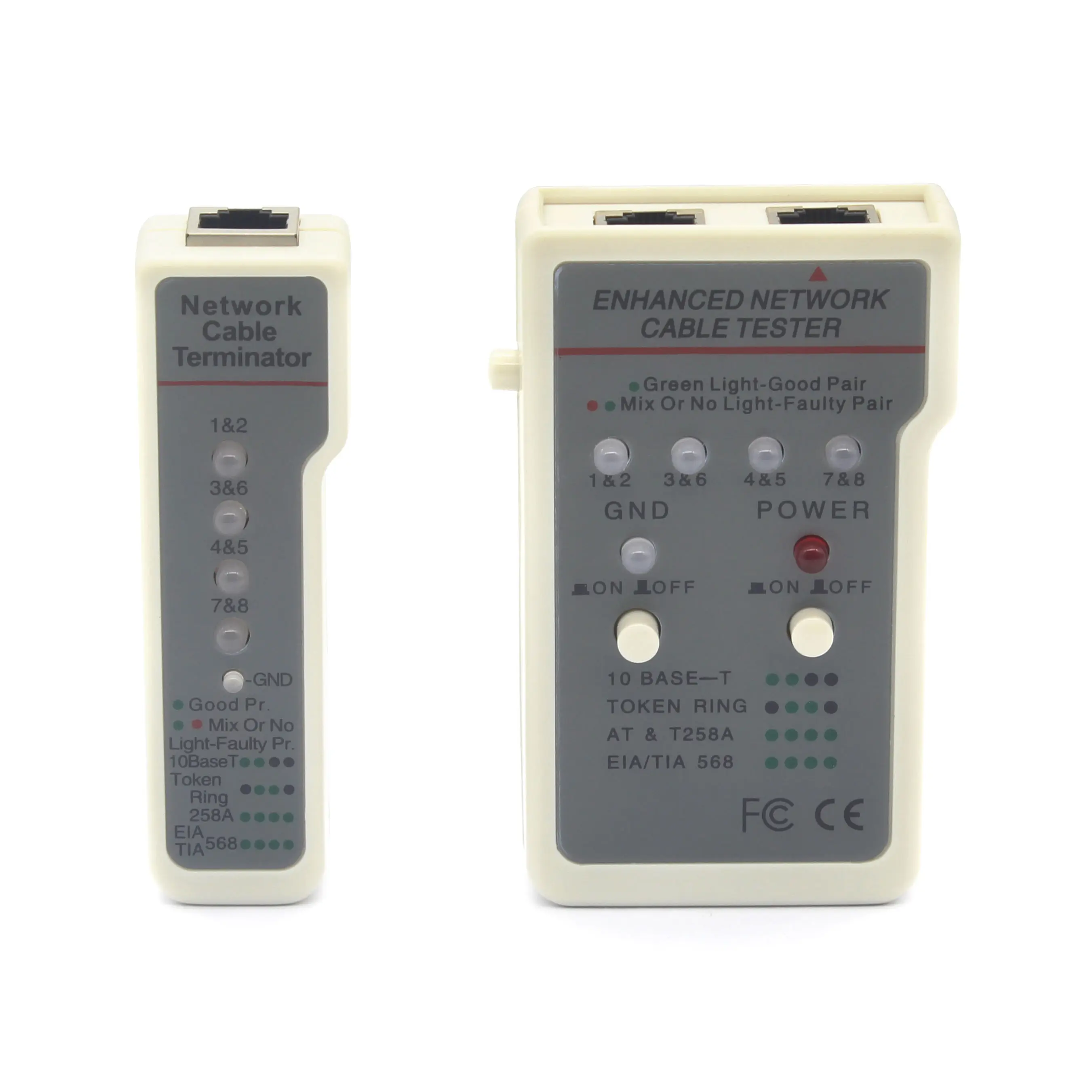 Telephone Two-in-One RJ45 Rj11 Network UTP/STP/FTP Cable Tester