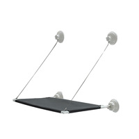 VOLPET Nouveau hamac pliable pour chat à ventouse avec design suspendu pour balcon et fenêtre