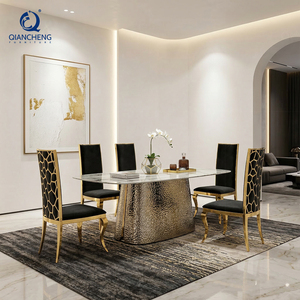 Tavolo <span class=keywords><strong>da</strong></span> <span class=keywords><strong>pranzo</strong></span> in acciaio inossidabile artigianale su misura per 10 persone mobili turchi dubai in marmo artificiale tavolo <span class=keywords><strong>da</strong></span> <span class=keywords><strong>pranzo</strong></span> - Product Image 3