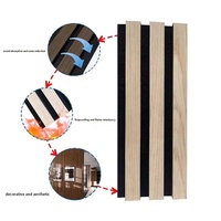 Panneau mural acoustique flexible en MDF plaqué bois imprimé en 3D, forme ondulée, décoratif, flexible, courbé, à lattes courbées, léger