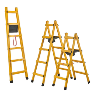 บันไดพับได้ GUNAI <span class=keywords><strong>FN</strong></span>-107A สำหรับใช้ในบ้าน รุ่นทันสมัย พกพาสะดวก น้ำหนักเบา ปรับความสูงได้ บันไดอลูมิเนียมพับได้ รับน้ำหนักได้ 100 กก. - Product Image 4