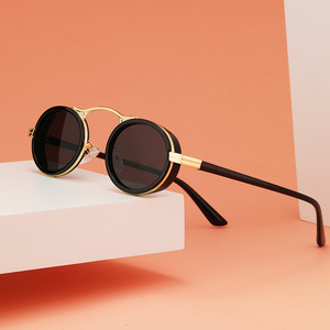 Nuevas Gafas de Sol de Metal con Marco Ovalado Pequeño, Retro, Protección Solar para Mujer, a la Moda y Elegantes - Product Image 5