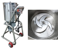 Groente Crusher Machine Fruit Juicer Avocado Cashewnoot Hakmolen Roestvrijstalen Wortelpulp Restaurant Ui Hakmolen