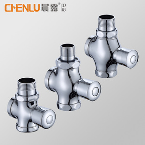 Válvula de descarga de cuatro vías de cobre Chenlu, montada en la pared, para ahorrar agua en el inodoro, CL 6610 - Product Image 1