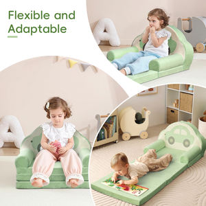 Съемный моющийся детский пенопластовый диван-кровать складной шезлонг для малышей татами ленивый пол кровать или для мальчиков и девочек - Product Image 5