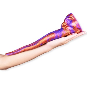 NNSX Dragon Tongue Tease Flirt Foreplay Clitoris Vagina Stimulate With Sucker Anal Sex Toys Silicone Long Dildos for Women - Product Image 5