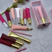Kit Lèvres Végétalien 2-en-1 en Gros Marque Privée Maquillage Waterproof Personnalisable Votre Marque Crayon à Lèvres Brillant à Lèvres Ensemble Combo Lèvres