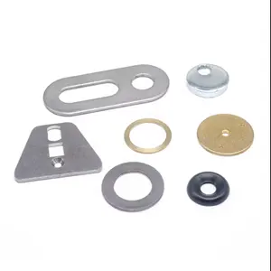 custom flange gasket brass gasket steel brackets Porous washer triangular galvanized sheet